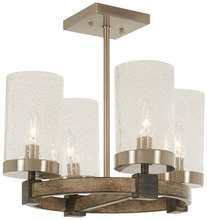 Minka-Lavery 4637-106 - 4 LIGHT SEMI FLUSH