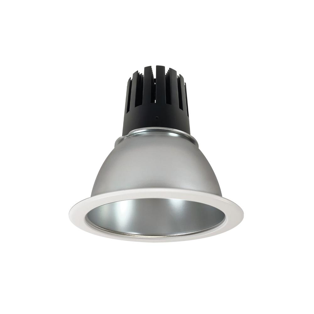 6" Sapphire III Round Open Reflector, 3500lm, 3000K, Flood Optic, Diffused Clear Reflector/Matte