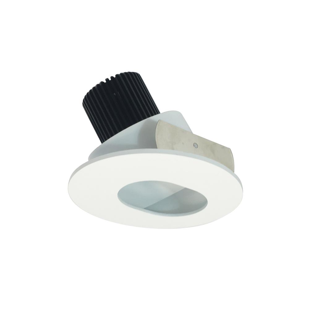 4" Iolite LED Round Adjustable Slot Aperture, 10-Degree Optic, 800lm / 12W, 3500K, Matte Powder