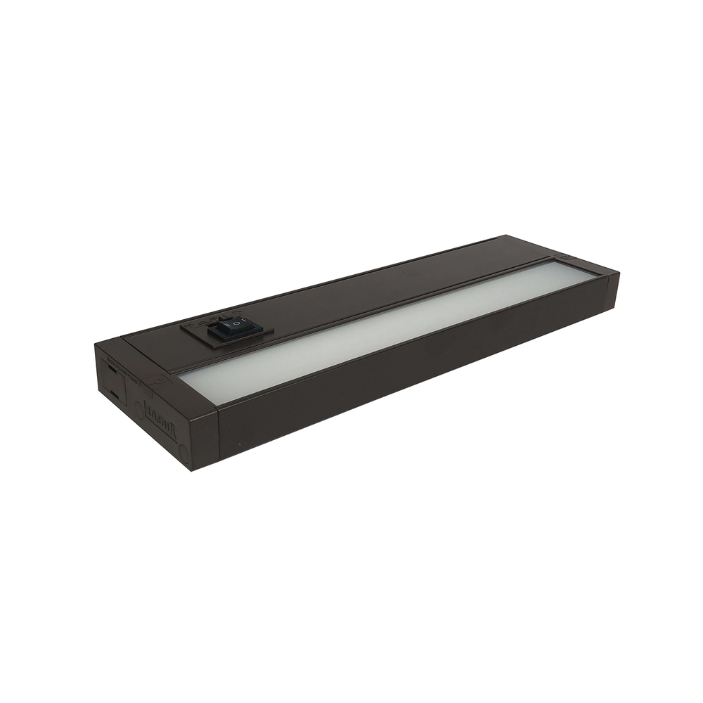 11" LEDUR Tunable White LED Undercabinet, 3000/4000/5000K, Bronze