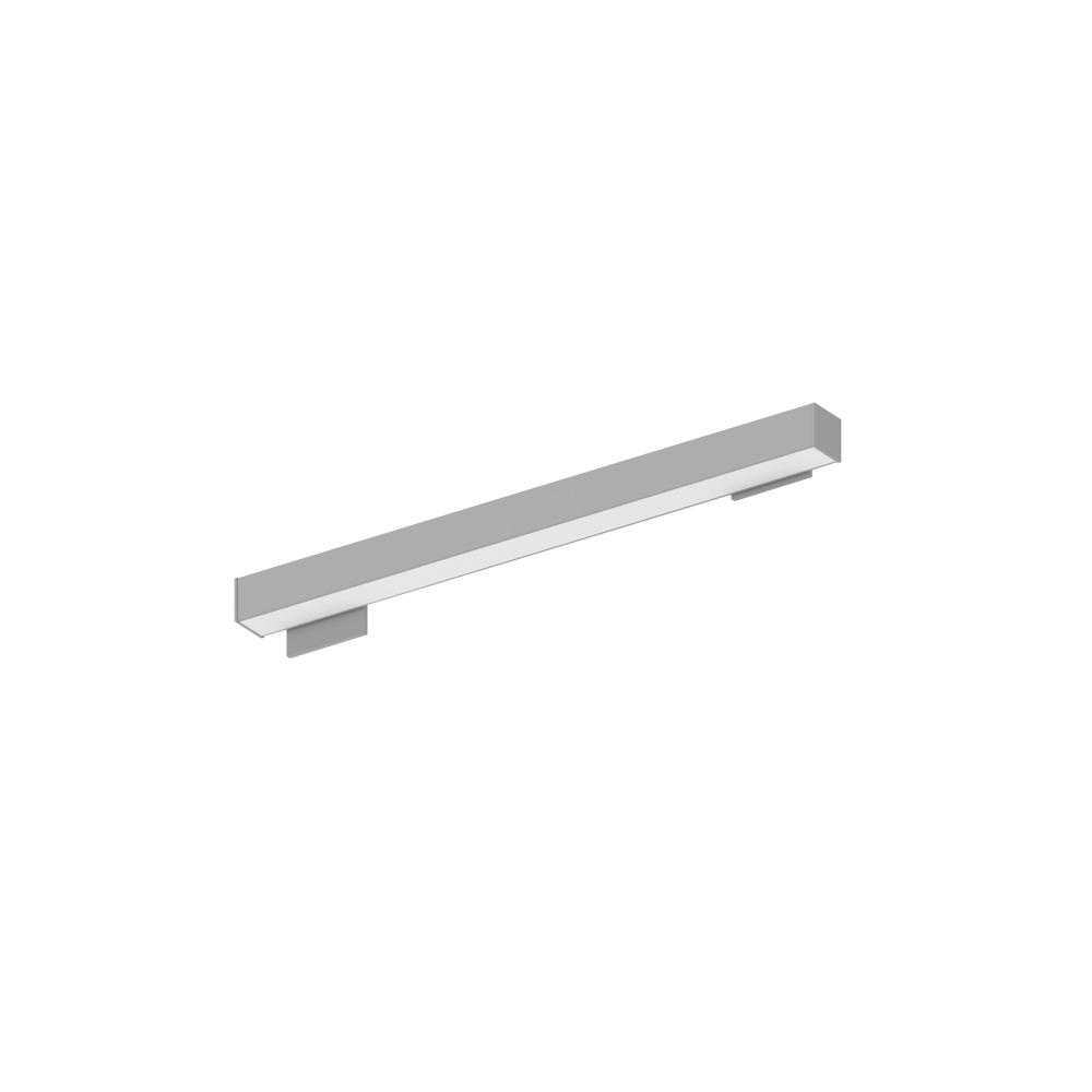 2' L-Line LED Wall Mount Linear, 2100lm / 4000K, 4"x4" Left Plate & 2"x4" Right