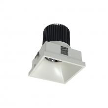 Nora NIO-4STLNDC27QWW - 4" Iolite LED Square Trimless Downlight, 10-Degree Optic, 800lm / 12W, 2700K, White Finish