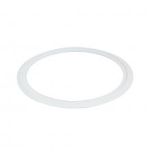 Nora NLCBC-6OR-MPW - Round Oversize Ring for 6" Cobalt Retrofits, Matte Powder White Finish