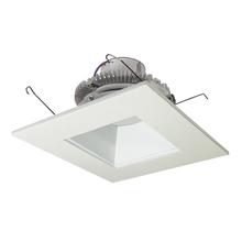 Nora NLCBC2-65630WW/10 - 6" Cobalt Click LED Retrofit, Square Reflector, 1000lm / 12W, 3000K, White Reflector / White