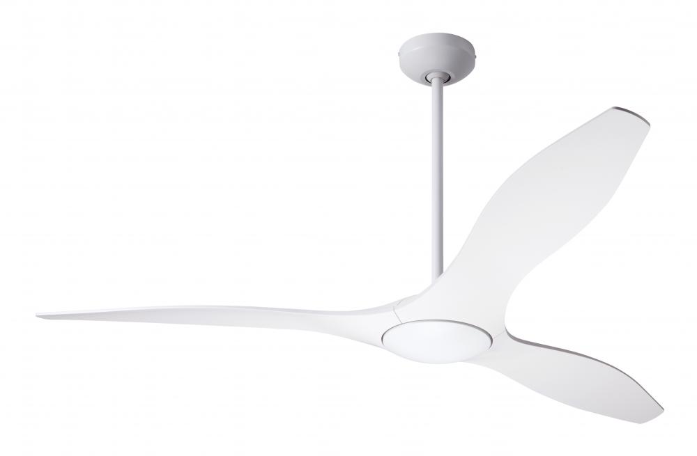 IC/Brisa DC Fan- Matte White Finish; 56" Matte White Blades; No Light; Wall/Remote Combo Control