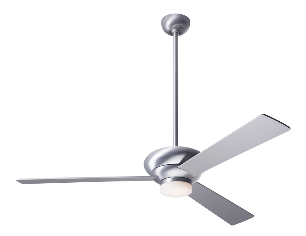 Altus Fan; Brushed Aluminum Finish; 42" Black Blades; 17W LED; Fan Speed and Light Control (3-wi