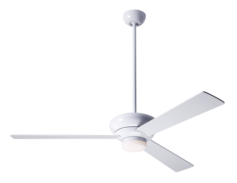 Altus Fan; Gloss White Finish; 42" White Blades; 17W LED; Fan Speed and Light Control (3-wire)