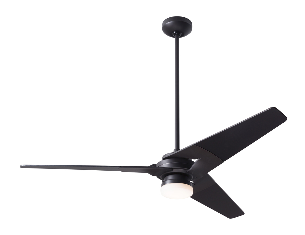 Torsion Fan; Dark Bronze Finish; 52" Nickel Blades; 17W LED; Fan Speed and Light Control (3-wire