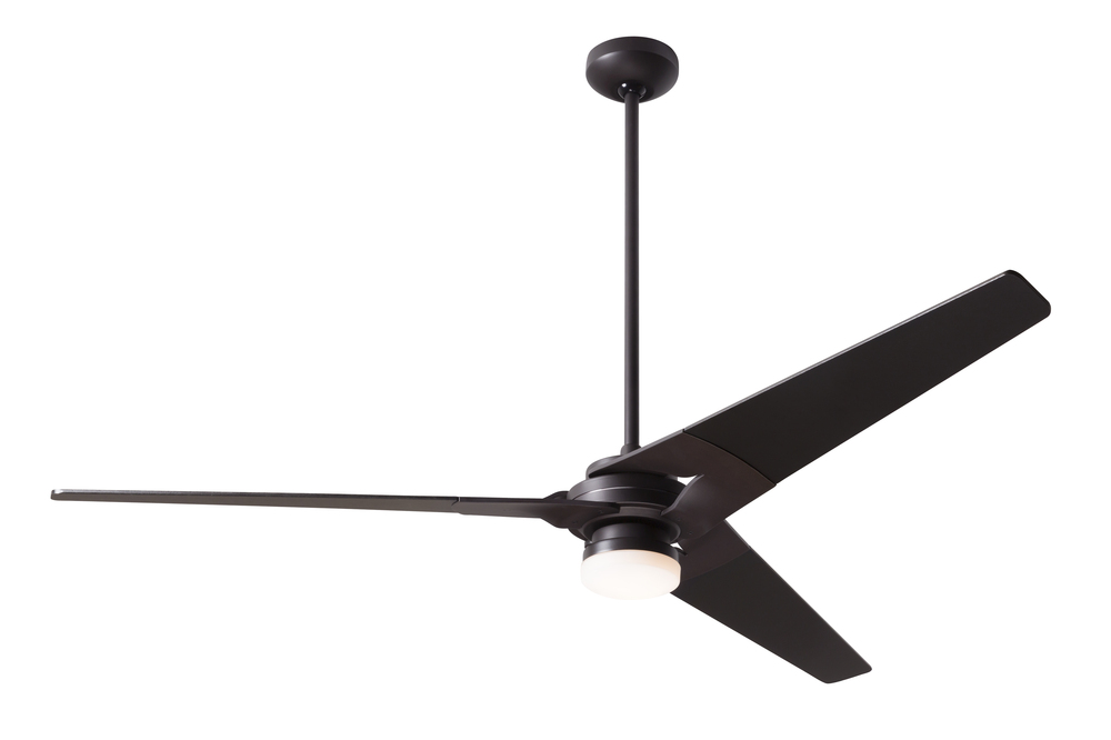 Torsion Fan; Dark Bronze Finish; 62" Graywash Blades; 17W LED; Fan Speed and Light Control (3-wi