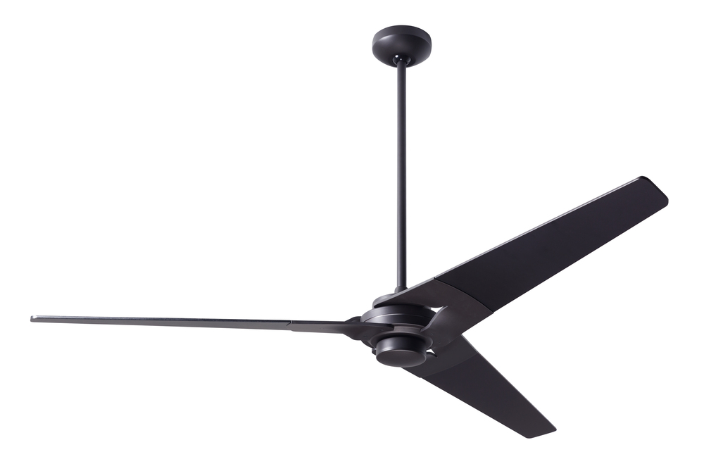 Torsion Fan; Dark Bronze Finish; 62" Graywash Blades; No Light; Fan Speed and Light Control (3-w