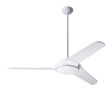 Modern Fan Co. FLO-GW-52-WH-NL-001 - Flow Fan; Gloss White Finish; 52" White Blades; No Light; Fan Speed Control