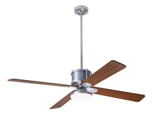 Modern Fan Co. IND-GV-50-MG-272-RC - Industry DC Fan; Galvanized Finish; 50" Mahogany Blades; 20W LED Open; Remote Control