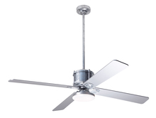 Modern Fan Co. IND-GV-50-SV-272-WC - Industry DC Fan; Galvanized Finish; 50" Silver Blades; 20W LED Open; Wall Control