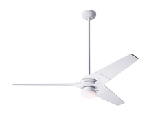 Modern Fan Co. TOR-GW-52-WH-271-002 - Torsion Fan; Gloss White Finish; 52" White Blades; 17W LED; Fan Speed and Light Control (3-wire)