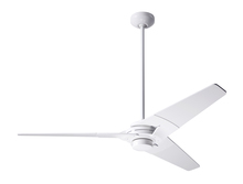 Modern Fan Co. TOR-GW-52-NK-NL-002 - Torsion Fan; Gloss White Finish; 52" Nickel Blades; No Light; Fan Speed and Light Control (3-wir