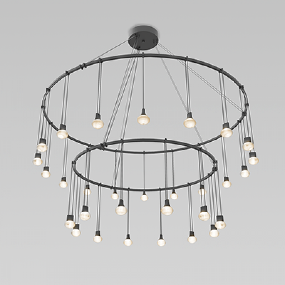 Double Ring Suspension Chandelier