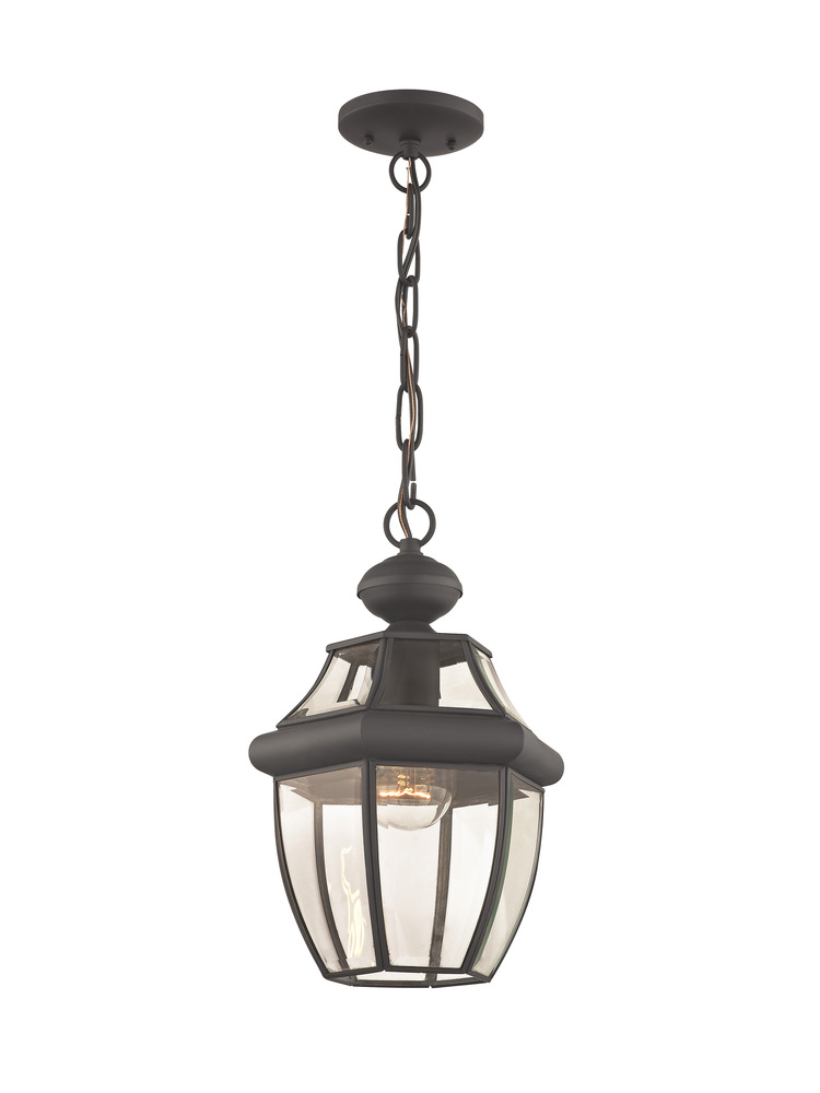 1 Light Bronze Outdoor Chain Lantern