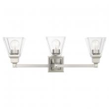 Livex Lighting 17173-91 - 3 Lt Brushed Nickel Bath Vanity