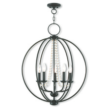 Livex Lighting 40915-92 - 5 Light English Bronze Chandelier