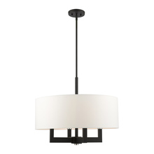 Livex Lighting 48786-04 - 4 Lt Black Chandelier