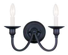 Livex Lighting 5142-67 - 2 Light Olde Bronze Wall Sconce