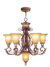 Livex Lighting 8555-63 - 6 Light VBZ Chandelier