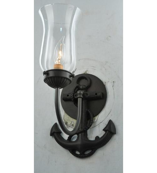 6"W Anchor Wall Sconce