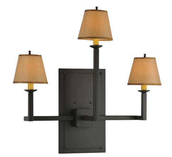 25"W Brach Ring 3 LT Wall Sconce