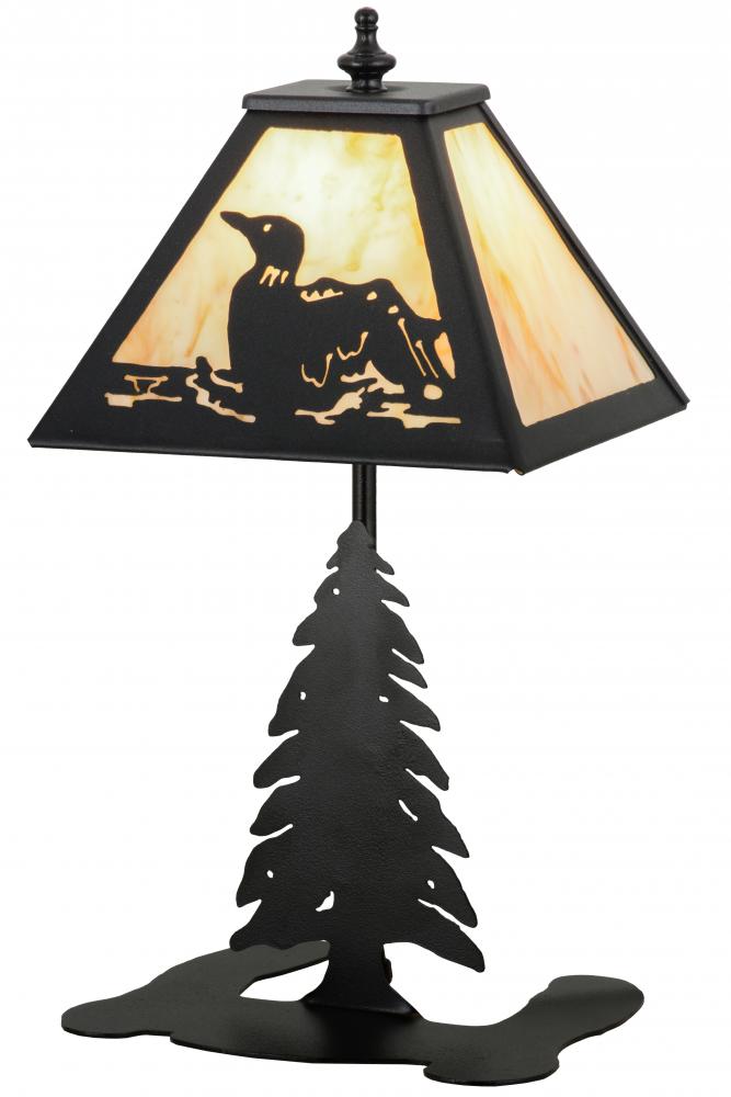 15"H Loon Accent Lamp