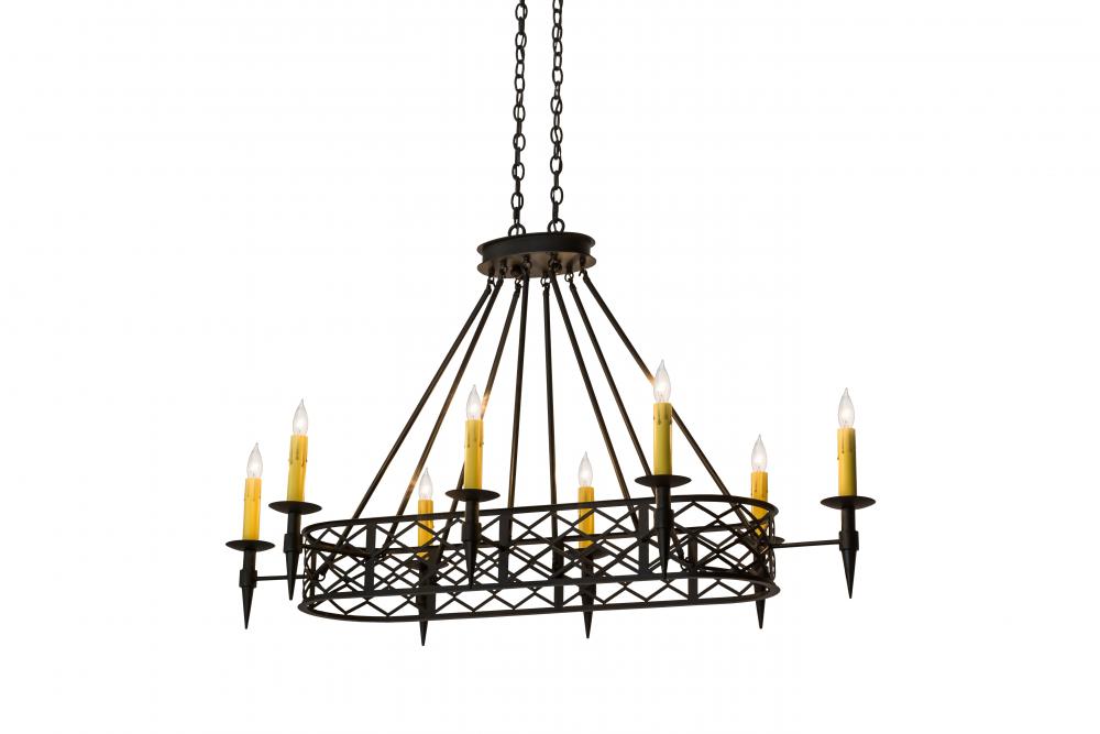 55" Long Topridge 8 LT Chandelier