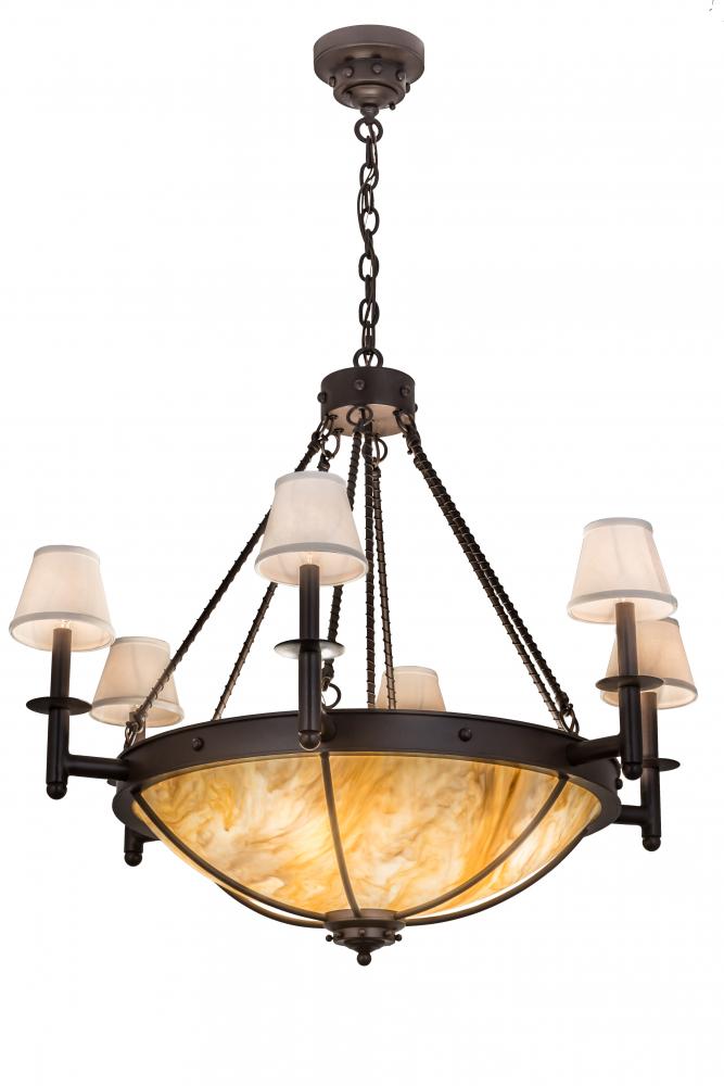 36"W Freya 6 LT Chandelier