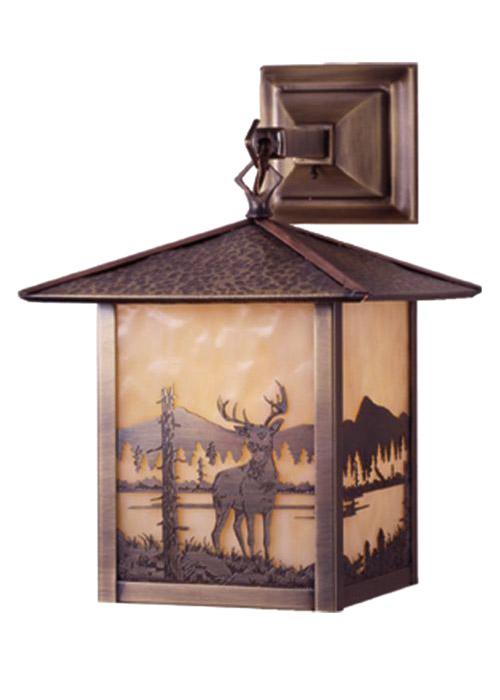 9"W Seneca Deer Creek Hanging Wall Sconce