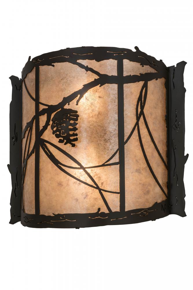 15"W Whispering Pines Wall Sconce