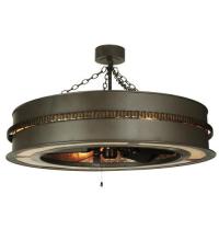 Meyda Blue 110044 - 44"W Golden Forge Chandel-Air