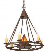 Meyda Blue 120281 - 30" Wide Desert Arrow Chandelier