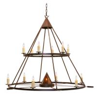 Meyda Blue 120282 - 60" Wide Desert Arrow Two Tier Chandelier