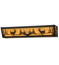 Meyda Blue 145713 - 24" Wide Deer at Lake Vanity Light