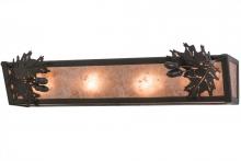 Meyda Blue 156119 - 24"W Oak Leaf & Acorn Vanity Light