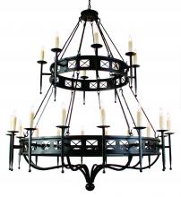 Meyda Blue 160775 - 72" Wide Gina 24 Light Two Tier Chandelier