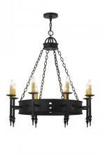 Meyda Blue 167058 - 38"W Sabrina 8 LT Chandelier