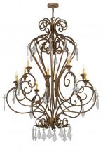 Meyda Blue 169309 - 48"W Josephine 10 LT Chandelier