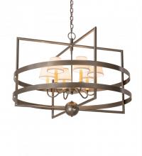 Meyda Blue 175746 - 36"W Aldari 6 LT Chandelier