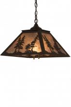 Meyda Blue 21017 - 16"Sq Tall Pines Pendant