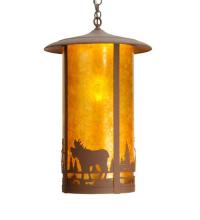 Meyda Blue 28792 - 16" Wide Fulton Moose Creek Pendant