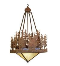 Meyda Blue 32802 - 20"Sq Pine Lake Inverted Pendant