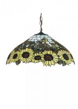 Meyda Blue 47628 - 22"W Wild Sunflower Pendant