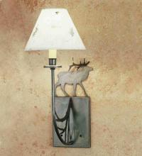 Meyda Blue 48444 - 5" Wide Lone Elk Wall Sconce