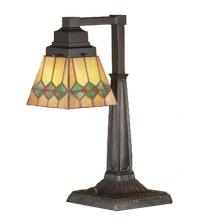 Meyda Blue 48214 - 20"H Martini Mission Desk Lamp