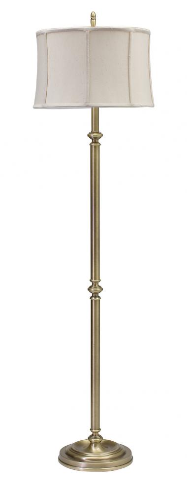 Coach 61" Antique Brass Floor Lamps