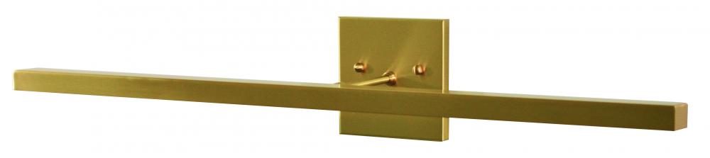 Direct Wire Horizon 26" LED Plug-In Picture Lights in Satin Brass